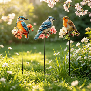 metal bird stake