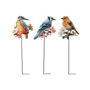 metal bird stake